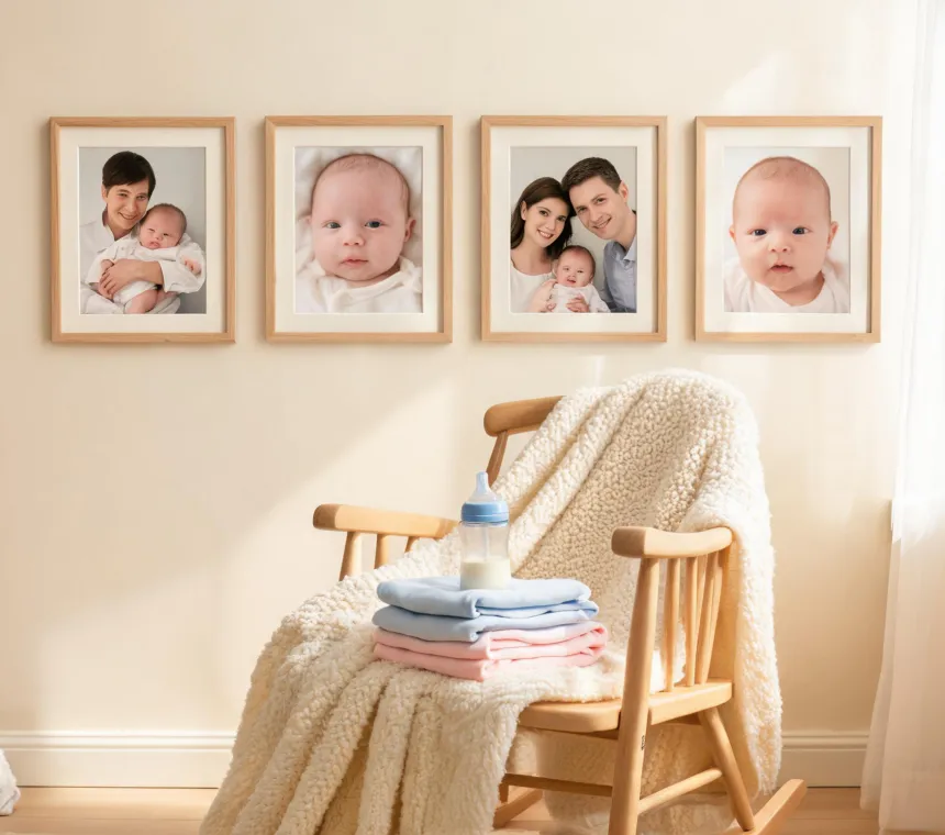 Gerber family nursery story wall