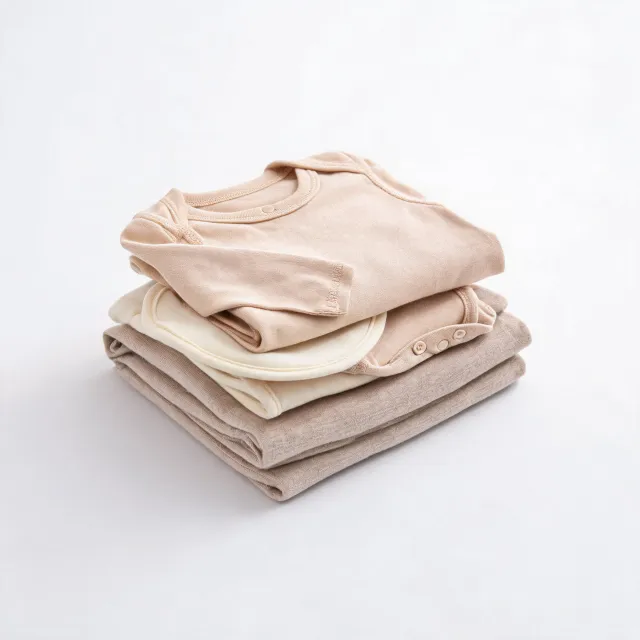 Folded Gerber baby clothing basics
