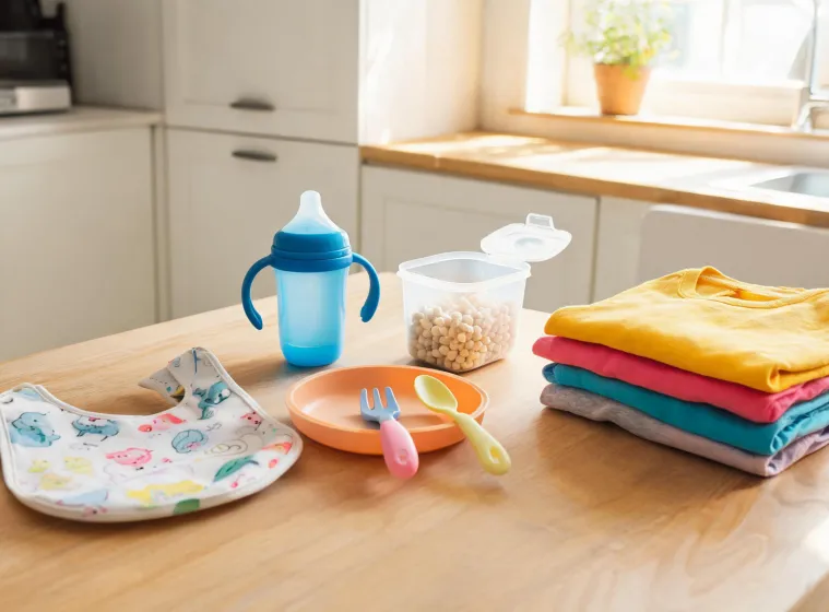 Toddler mealtime and clothing refresh kit